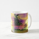 Sunset Sailing Kaffeetasse (VorderseiteRechts)