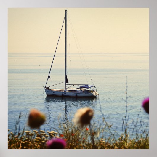 Sunset Sailing Poster (Vorne)