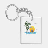 Sunset Sailing Schlüsselanhänger (Vorderseite links)