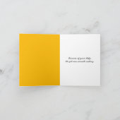 Sunset Sailing Vielen Dank Dankeskarte (Innenseite)