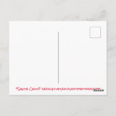 Sunset Santa Cruz Leuchtturm Postkarte (Rückseite)