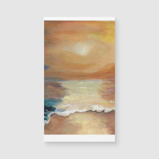 Sunset-Santa Teresa-Costa Rica Magnetkarte (Vorderseite)