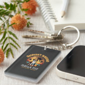 Sunset Savor - Beachside Bestie Personalisiert Schlüsselanhänger (Vorderseite rechts)