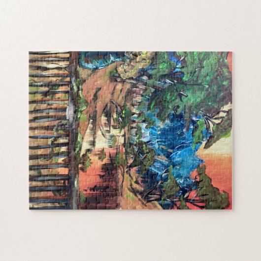 Sunset Scene Puzzle (Horizontal)