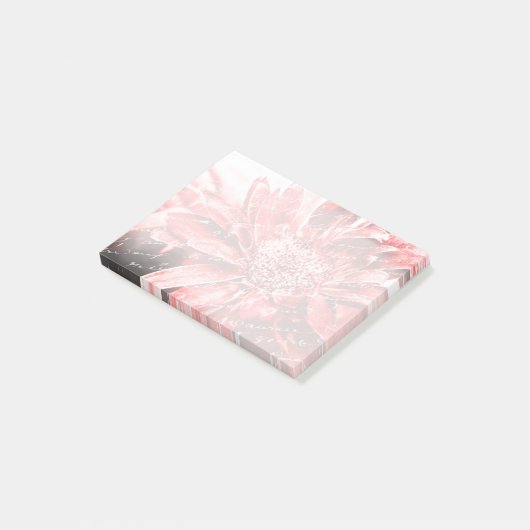 "Sunset Script" Post-it Klebezettel (angewinkelt)