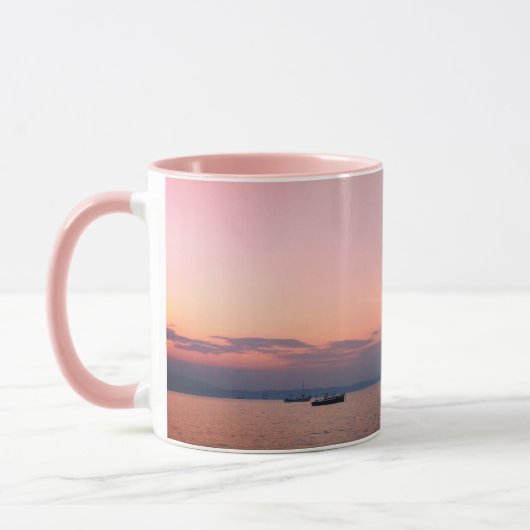Sunset Sea Black 325 ml Ringer Combo Tasse (Links)