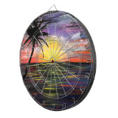 Sunset Sea Dartscheibe (Vorderseite rechts)