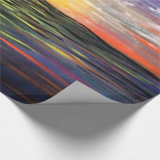 Sunset Sea Geschenkpapier (Ecke)