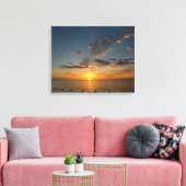 Sunset Sea Leinwanddruck (Insitu (Wohnzimmer))