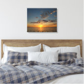 Sunset Sea Leinwanddruck (Insitu (Schlafzimmer))