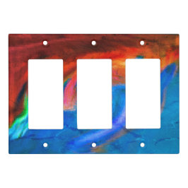 Sunset Sea Light Switch Cover, Dreifach-Toggle