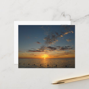 Sunset Sea Postkarte