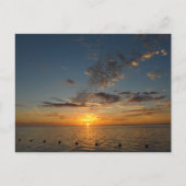 Sunset Sea Postkarte (Vorderseite)
