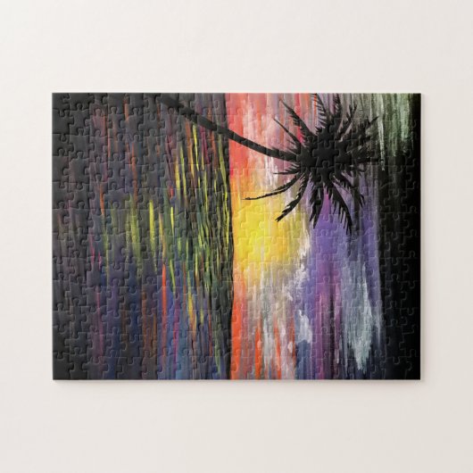 Sunset Sea Puzzle (Horizontal)