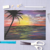 Sunset Sea Seidenpapier (Handwerk)