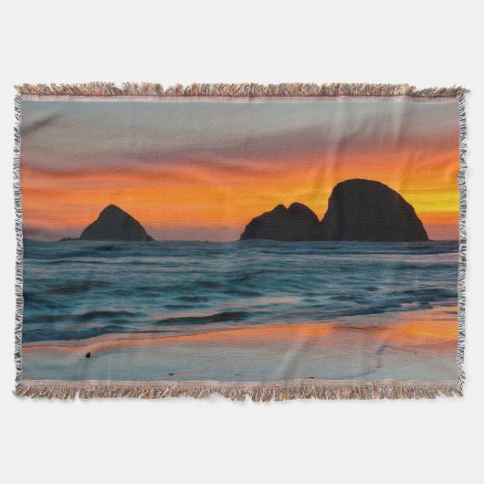 Sunset, Sea Stacks, Ocean Side, Oregon, USA Decke (Vorderseite)