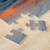 Sunset, Sea Stacks, Ocean Side, Oregon, USA Puzzle (Seite)