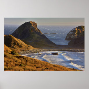 Sunset, Sea Stacks, Sisters, Oregon Coast Poster