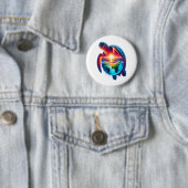 Sunset Sea Turtle Button (Beispiel)