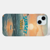Sunset Sea View Phone Case (Rückseite (Horizontal))
