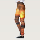 Sunset Sea Waves Leggings (Links)
