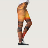 Sunset Sea Waves Leggings (Rechts)