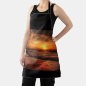 Sunset Sea Waves Schürze (InSitu)