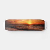 Sunset Sea Waves Skateboard (Horizontal)