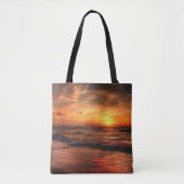 Sunset Sea Waves Tasche (Vorderseite)