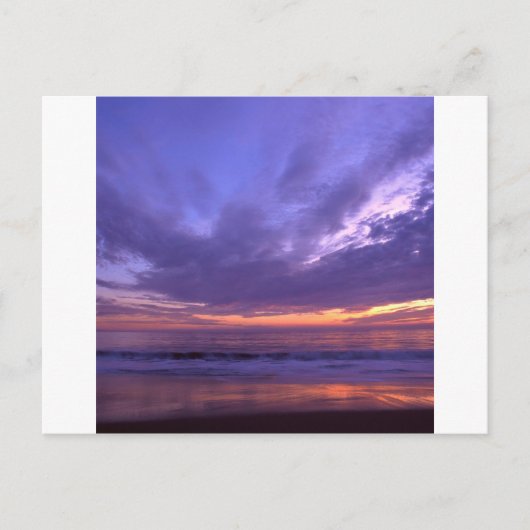 Sunset Seabright Santa Cruz Postkarte (Vorderseite)