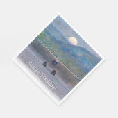 Sunset Seaplane Serviette (Ecke)