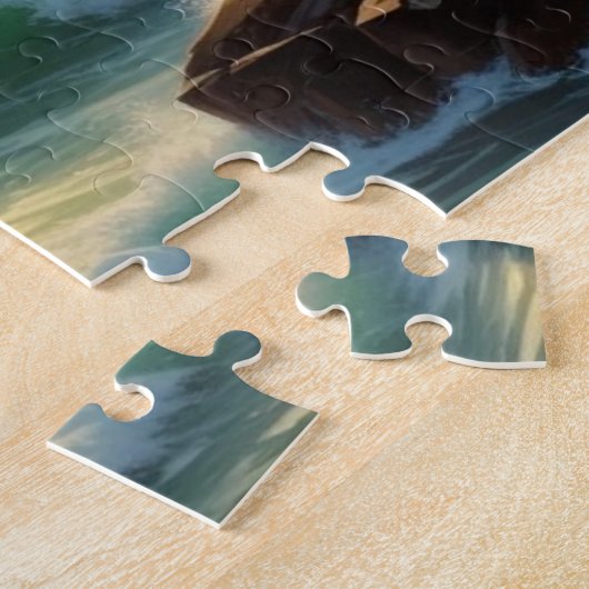 Sunset Seascape Painting Artwork Puzzle (Seite)