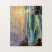 Sunset Seascape Painting Artwork Puzzle (Vertikal)