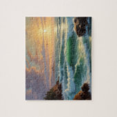 Sunset Seascape Painting Artwork Puzzle (Vertikal)