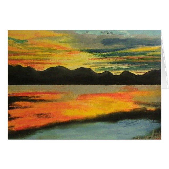 Sunset See (Vorderseite (Horizontal))