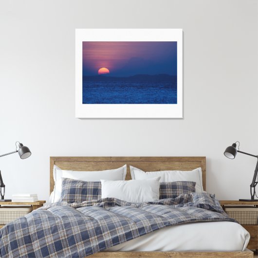 Sunset seen  leinwanddruck (Insitu (Schlafzimmer))