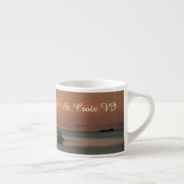 Sunset Segelboote Ocean Tropical Personalize Espressotasse