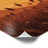 Sunset Serenade in Paper Poster (Ecke)