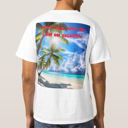Sunset Serenity Beach Tee (Rückseite)