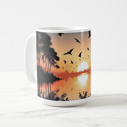 Sunset Serenity Kaffeetasse (Vorderseite Links)