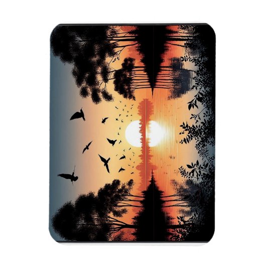 Sunset Serenity Magnet (Vertikal)