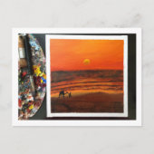 Sunset Serenity Postcard 🌅 📮 Postkarte (Vorderseite)