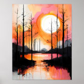 Sunset Serenity Poster (Vorne)
