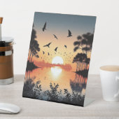 Sunset Serenity Sockelschild (In SItu)