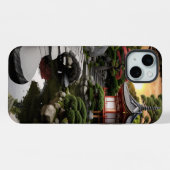 Sunset Series Japanischer Garten iPhone Hülle (Rückseite (Horizontal))