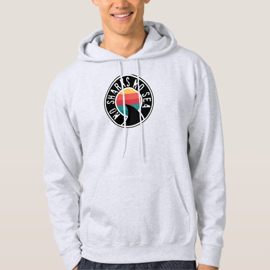 Sunset Shark Aktivist Hoodie (Vorderseite)