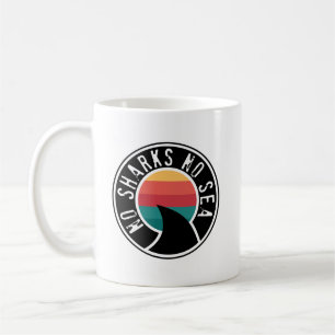 Sunset Shark Aktivist Kaffeetasse