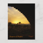 Sunset Sharm el Sheik Postkarte (Vorderseite)