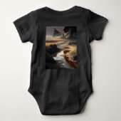 Sunset Shore Baby Strampler (Rückseite)