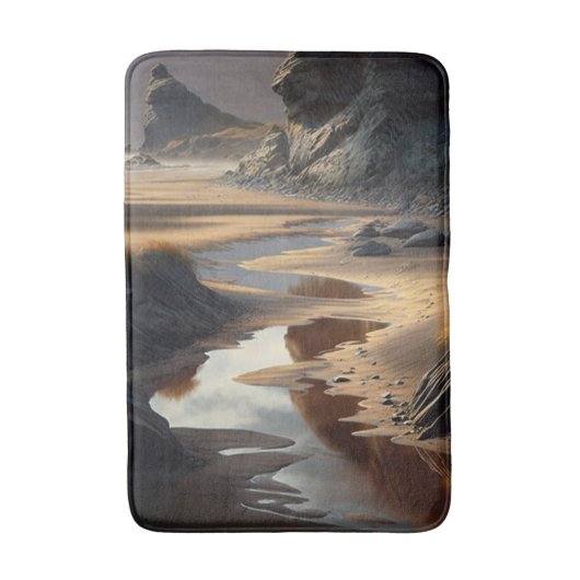Sunset Shore Badematte (Vorderseite Vertikal)